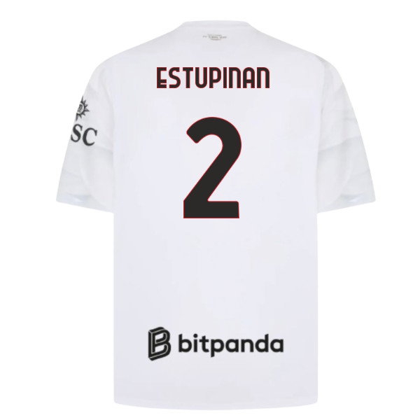 2026/27 AC Milan Shirt Away Uniform (Estupinan 2)